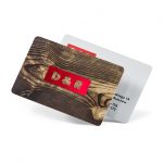 Plastikowe wizytówki hot stamping