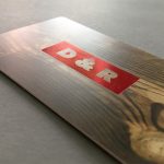 Plastikowe wizytówki hot stamping