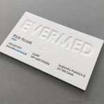 letterpress ślepe tłoczenie