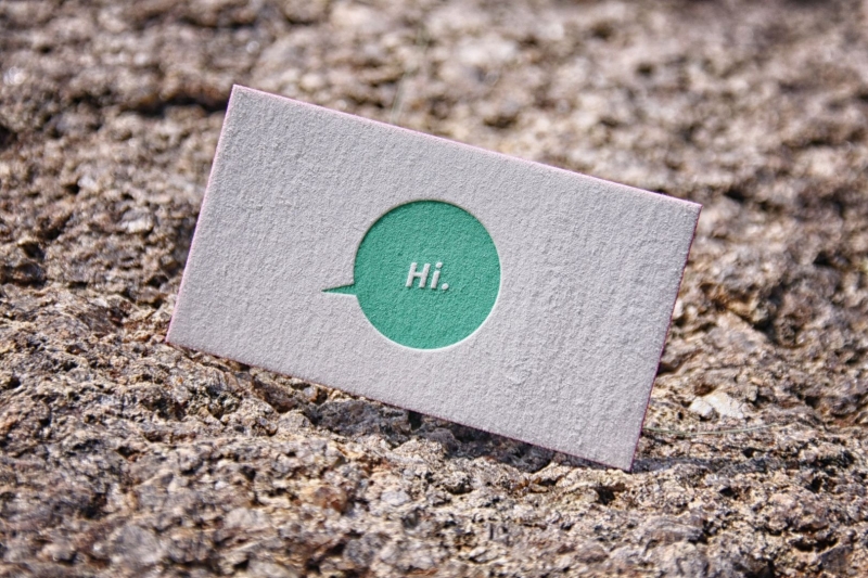 wizytówki letterpress letterpress