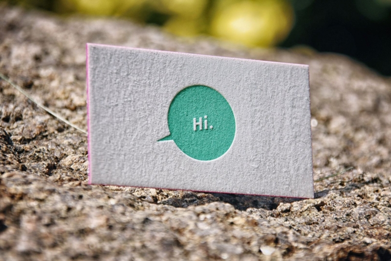 wizytówki letterpress letterpress