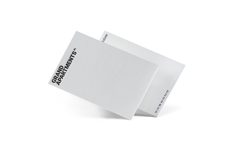 białe wizytówki letterpress pure cotton cocaine