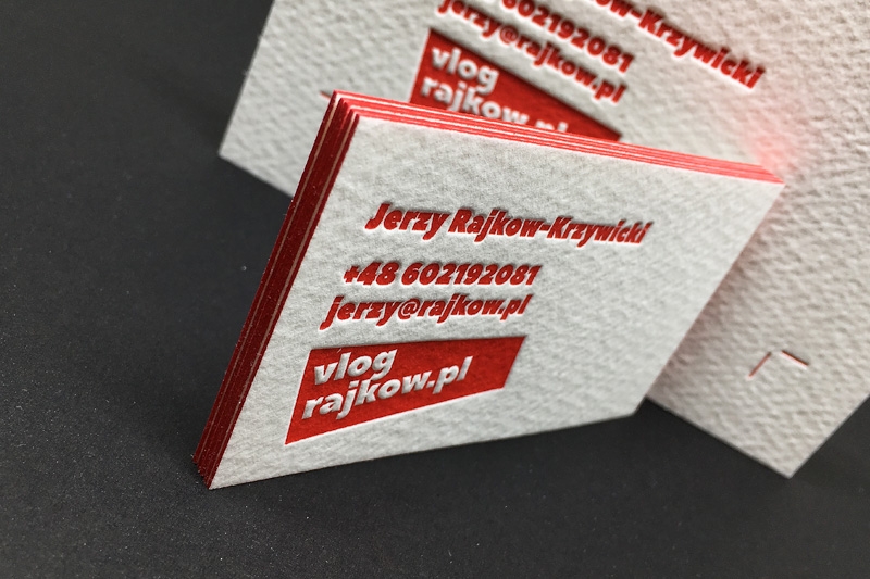 letterpress-rajkow-02 wizytowki-dla-vlogera-letterpress-czerwone-brzegi